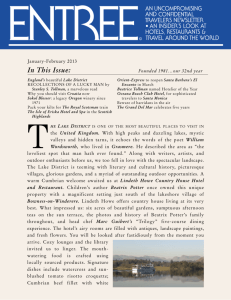 In This Issue - Hotel Kazbek