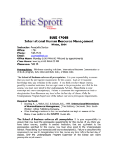 BUSI 4706B International Human Resource Management