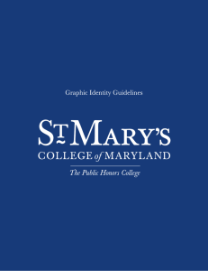 Graphic Identity Guidelines - St. Mary's College of Maryland