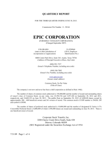 epic corporation