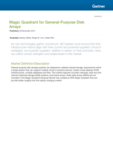 Magic Quadrant for General-Purpose Disk Arrays