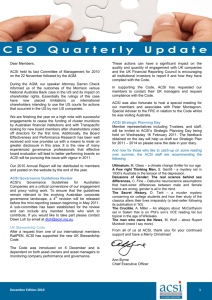 ACSI CEO Quarterly – Draft