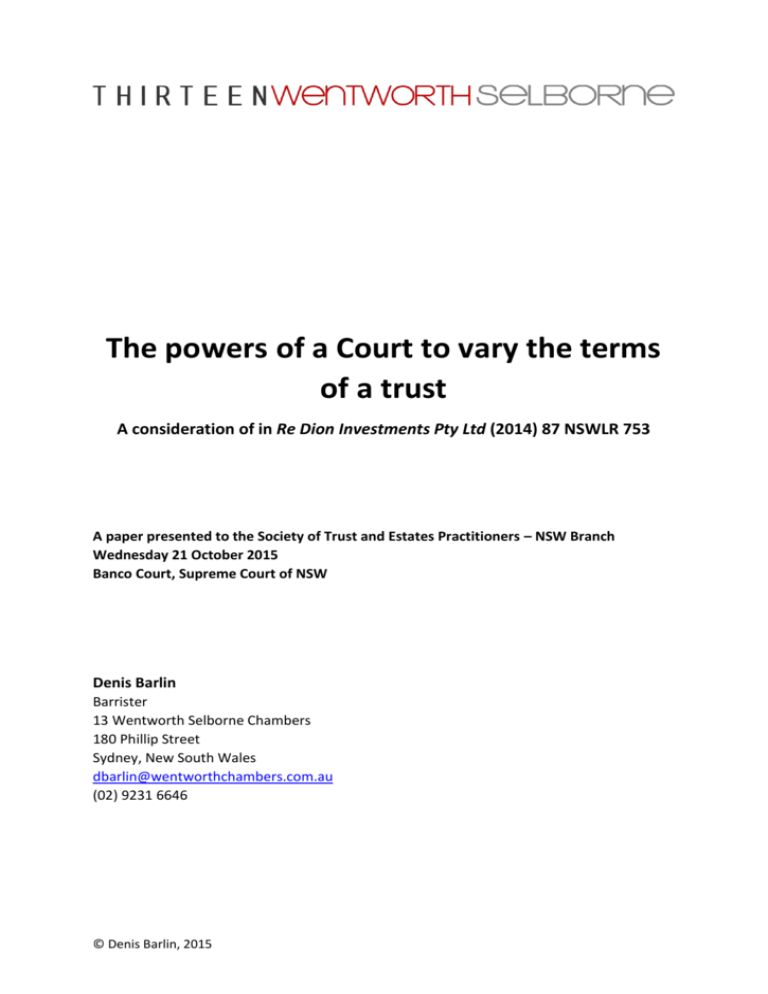 the-powers-of-a-court-to-vary-the-terms-of-a-trust