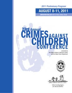 AUGUST 8-11, 2011 23rd - The Innocent Justice Foundation