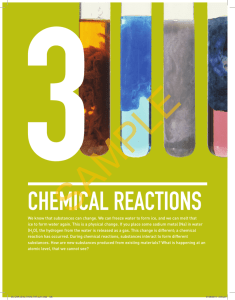 Chemical Reactions - Oxford University Press