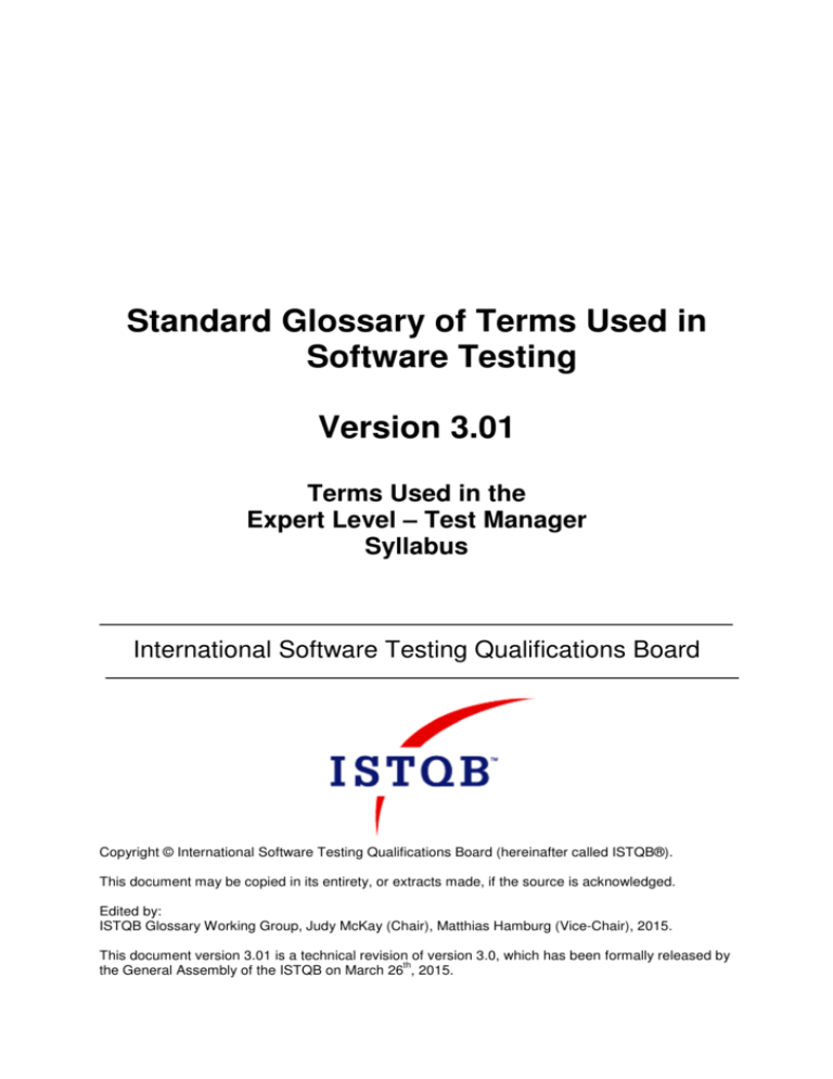 standard-glossary-of-terms-used-in-software-testing