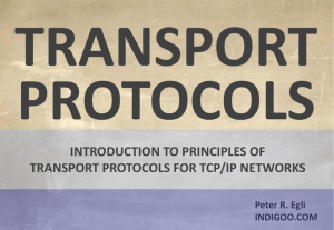 Transport Protocols
