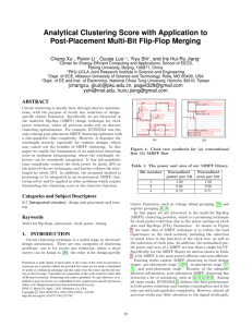 Analytical Clustering Score with Application to Post