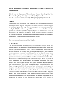 Pricing environmental externality in housing sector: a review of court