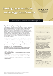 Network and Communications Management | Program Guide | Keller