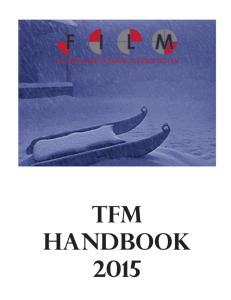 TFMHandbook - School of Theatre, Television and Film, San Diego