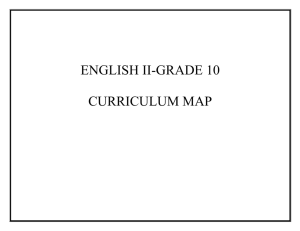 English 10 Curriculum Map - Cumberland School Department