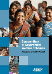 Compendium of Government Welfare Schemes