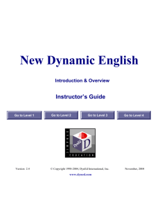New Dynamic English - Backbone Communications