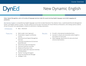 New Dynamic English - DynEd International