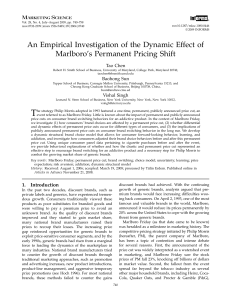 An Empirical Investigation of the Dynamic Effect of