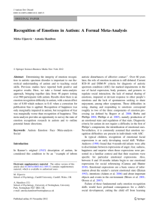 Recognition of Emotions in Autism: A Formal Meta