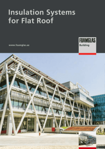 Insulation Systems for Flat Roof