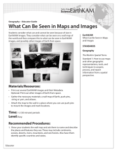 What Can Be Seen in Maps and Images