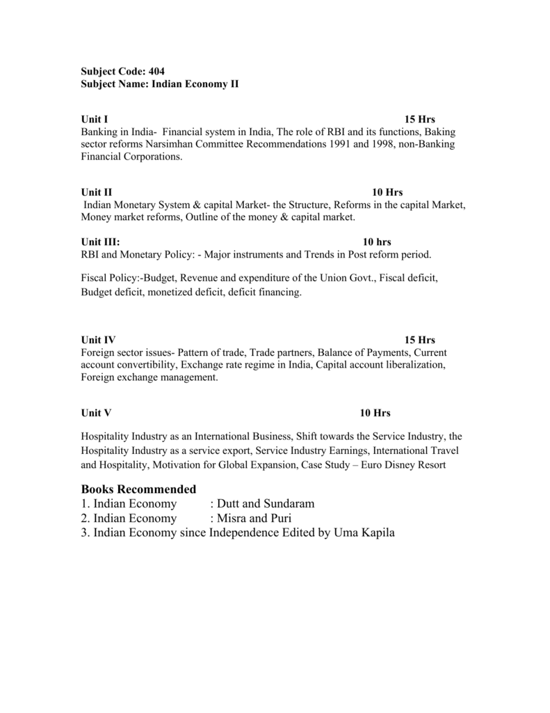 Indian economy dutt and sundaram pdf