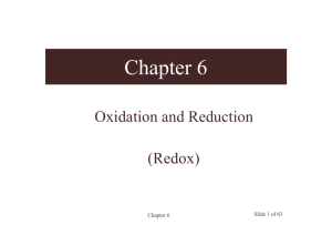 Chapter 6 Redox