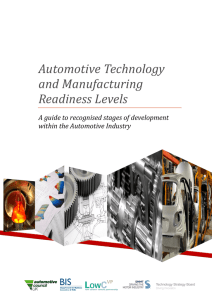 Technology and Manufacturing Readiness Levels [Draft]