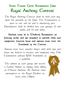 Royal Archery Contest - Medieval Fantasies Company