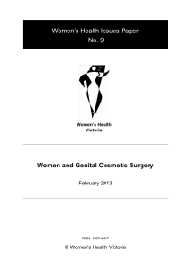 Women and Genital Cosmetic Surgery