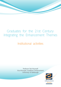 Graduates for the 21st Century - the Enhancement Themes website