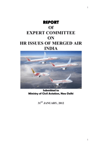REPORT Of EXPERT COMMITTEE ON HR ISSUES OF MERGED