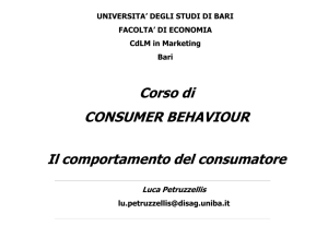 Marketing's Impact on Consumers - Dipartimento di Studi Aziendali