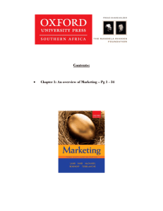 part 1 Introduction to Marketing