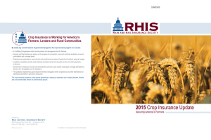 2015 Crop Insurance Update