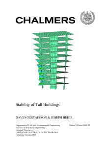 Stability of Tall Buildings