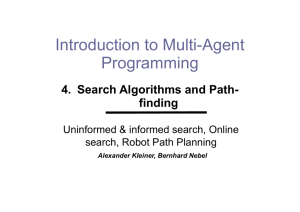 Search Algorithms & Path Planning