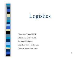 Logistics