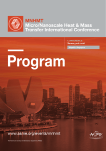 MNHMT Micro/Nanoscale Heat & Mass Transfer International