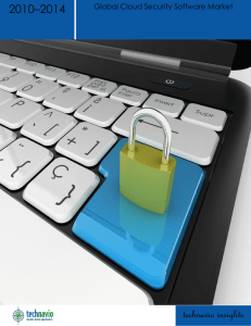 Global Sloud Security Software Market 2010-2014