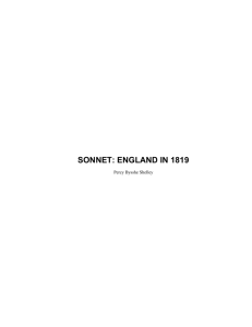 sonnet: england in 1819