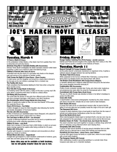 joe's march movie releases