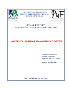 university learning management system