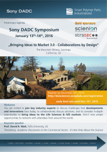 Sony DADC Symposium - STRATEC Biomedical AG