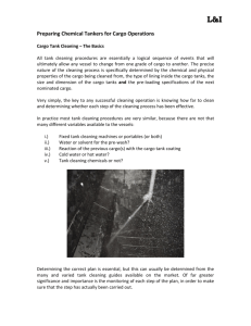 The Science of Cargo Tank Cleaning