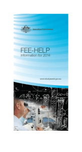 VET FEE-HELP Information Booklet 2014
