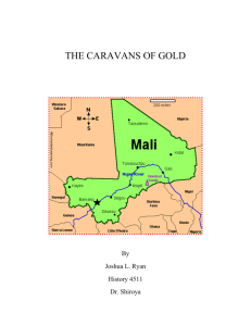 THE CARAVANS OF GOLD