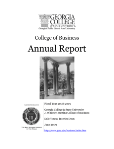 Annual Report - Georgia College & State University
