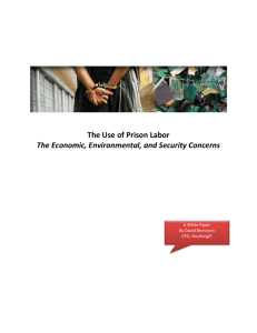 The Use of Prison Labor The Economic, Environmental