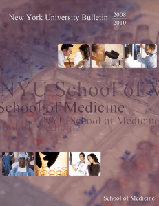 School of Medicine - NYU Langone Medical Center