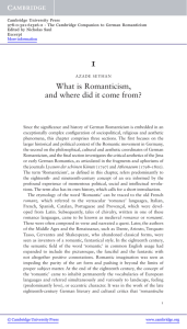 What is Romanticism, and where did it come from? - beck