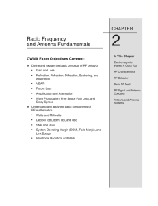 Radio Frequency and Antenna Fundamentals